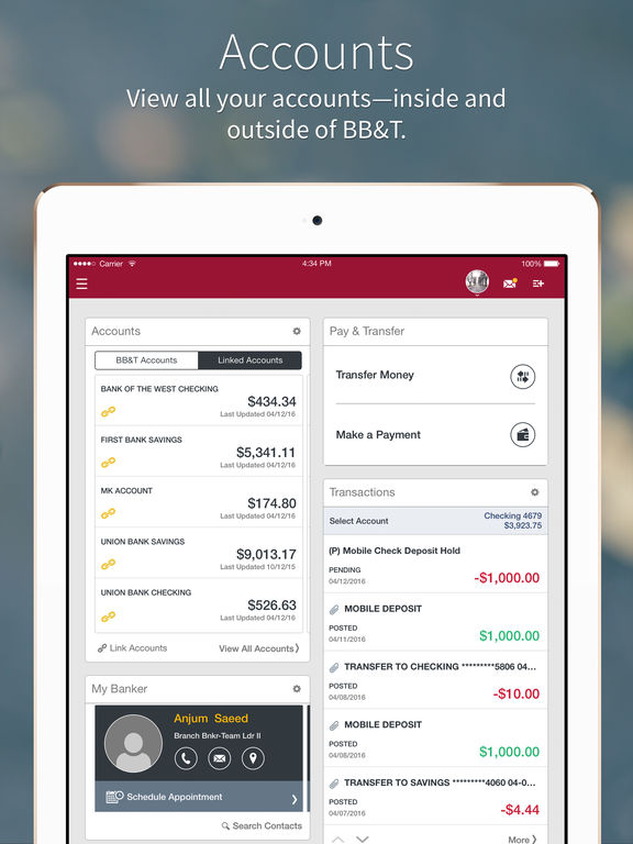 How do you open an account with BB&T online?