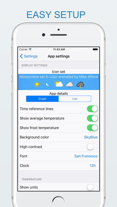 widget weather - offline forecast, your own style 앱스토어 스크린샷