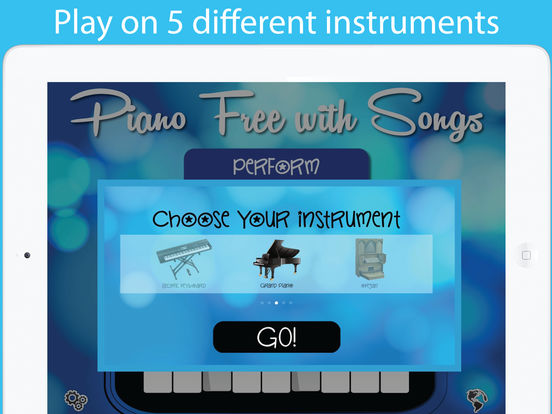 Screenshots of Piano Free with Songs for iPad