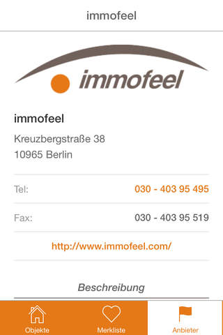 Immofeel Immobilien Berlin screenshot 2