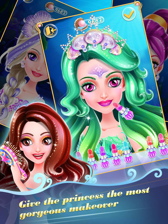 Скачать игру Princess Mermaid - Girls Makeup and Dressup Games