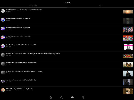 Screenshots of Vevo - Watch HD Music Videos for iPad