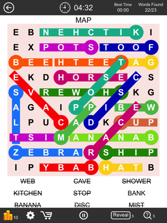 Word Search Pro words finder Puzzlescreeshot 1