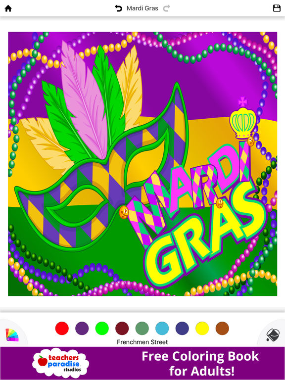 fat tuesday coloring pages - photo #45