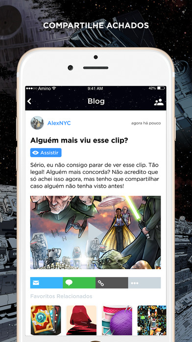 Galáxias Amino em Português screenshot 4