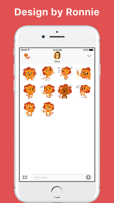 Rocky The Little Lion stickers by Ronnie Hoekstra screenshot 2