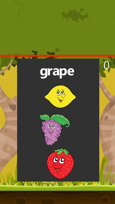 English Fruit Names Match Game screenshot 2