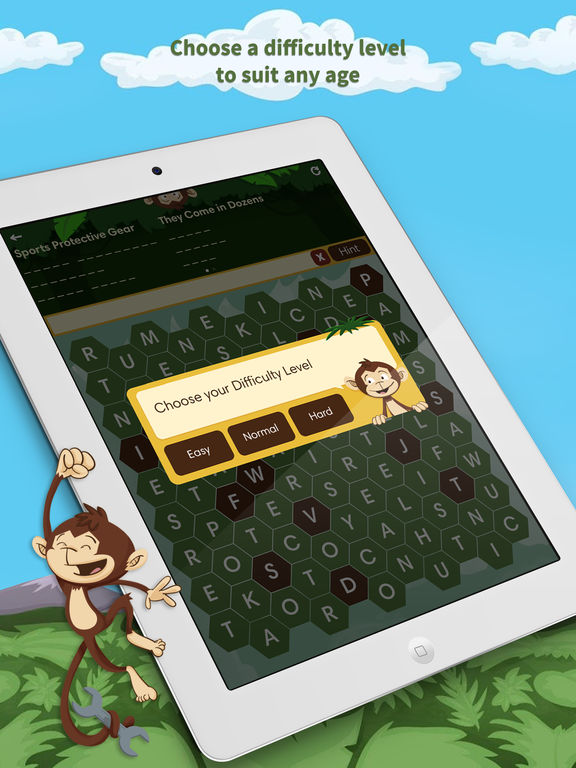 Monkey Wrench – Word Search Puzzle Gamescreeshot 3