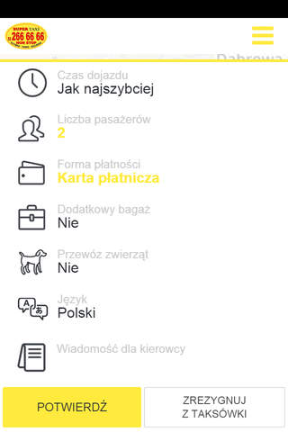 Super Taxi Sosnowiec screenshot 3