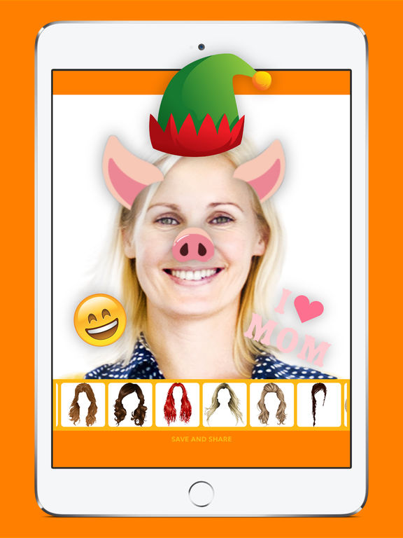 Screenshots of Funny Face - Filters Pic Swap Effects Photo Editor for iPad