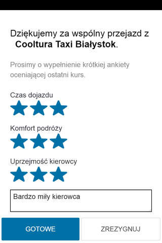 Cooltura Taxi Białystok screenshot 4