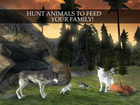 Wild Wolf Quest Online: PVP Survival Simulator для iPad