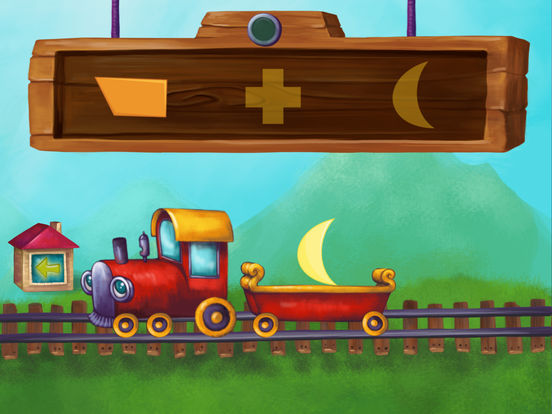 Пазлы для малышей с поездом для iPad
