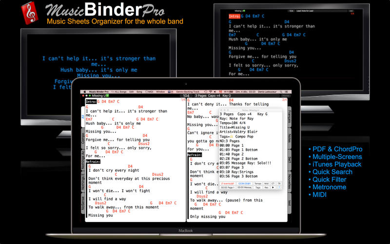 Music Binder Pro for Mac 3.5 破解版 - 现场音乐播放工具