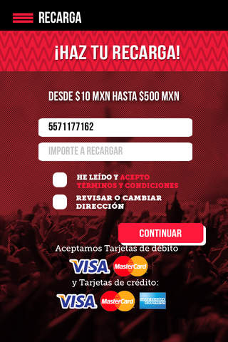 Virgin Mobile Mexico screenshot 2