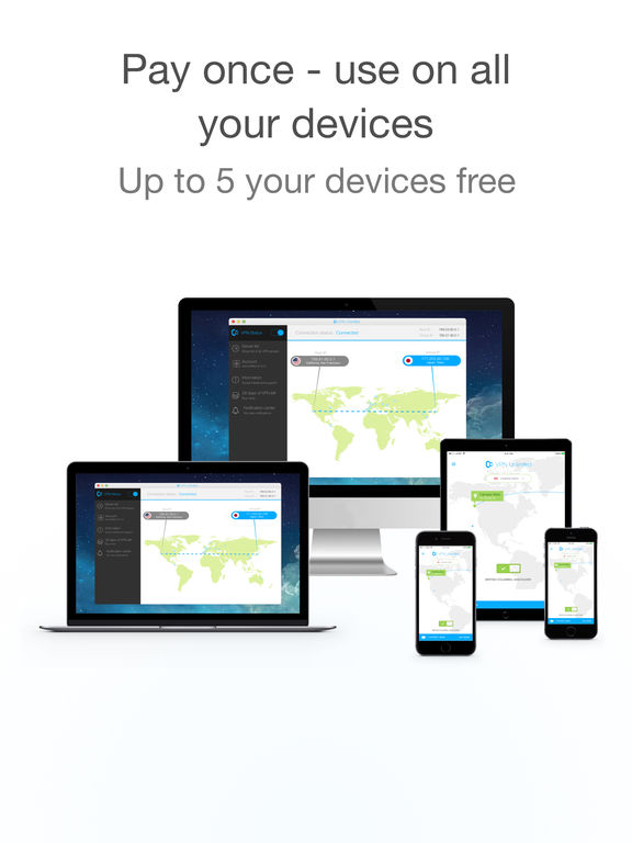 Screenshots of VPN Unlimited – Best Anonymous & Secure VPN Proxy for iPad