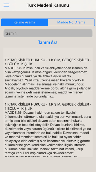 Türk Medeni Kanunu screenshot 4