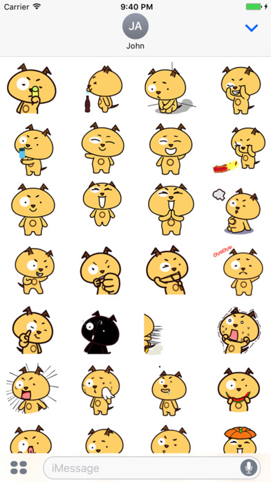 Lovely Dog Vol 1- Animated Stickers screenshot 4