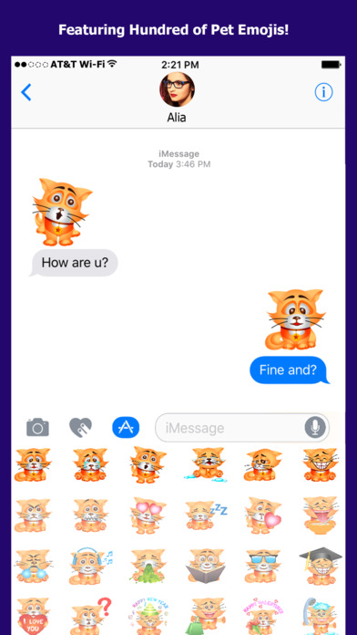 PetMoji - Kitty Emoji & Stickers screenshot 3