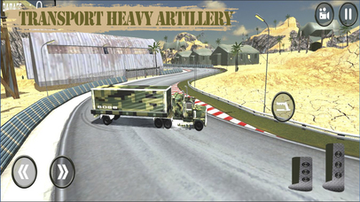 Army War Truck Parking: Battle Field Driver screenshot 2
