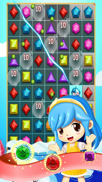 Crush Jewels Extra - Funny Game screenshot 2