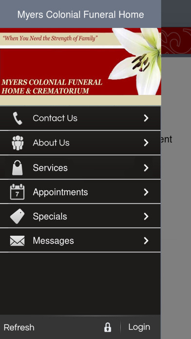 Myers Colonial Funeral Home screenshot 2