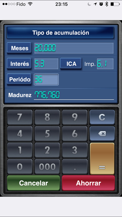 Captura de pantalla del iPhone 2