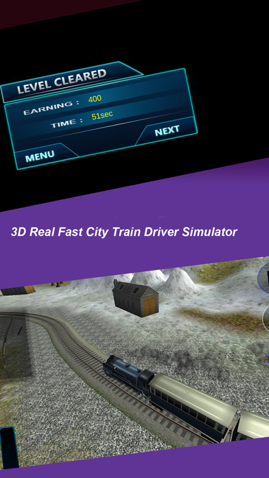 3D Real Fast City Train Driver Simulator screenshot 3