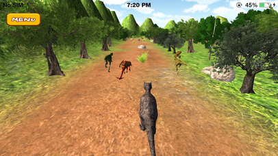 Jurassic Dinosaur T-Rex Racing 3D screenshot 2