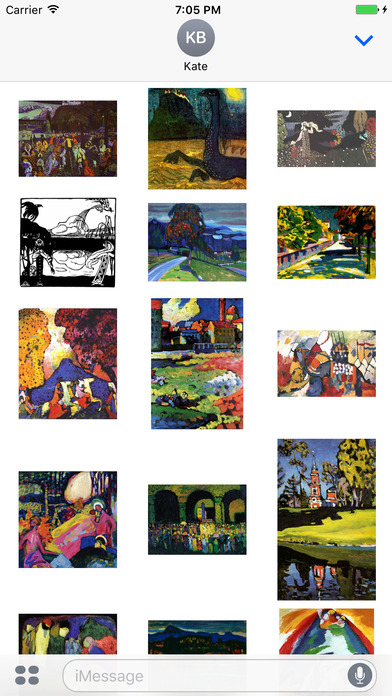 Wassily Kandinsky Artworks Stickers screenshot 3
