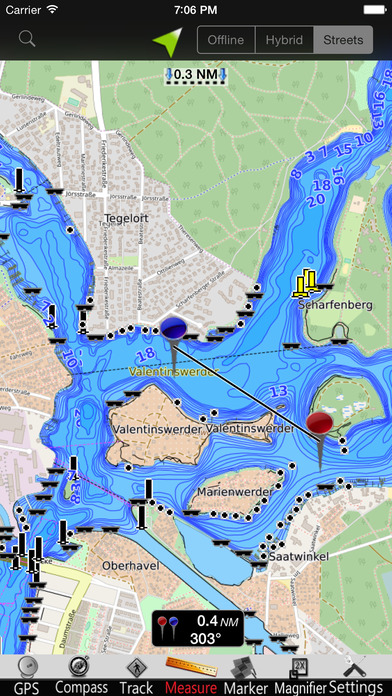 Berlin Lakes Nautical Charts screenshot 2