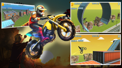 Bike Stunt Challenge Extream Adventure Game Pro screenshot 2