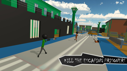 Stickman Crime City Sniper- Gangster Prison Escape screenshot 4