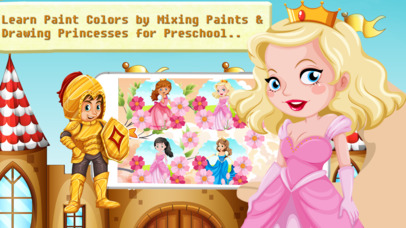 Princess Color Page 2 - Paint magic coloring book screenshot 3