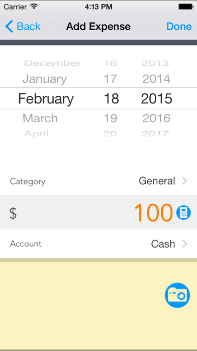 Expense Tracker - Pocket Edition screenshot 2