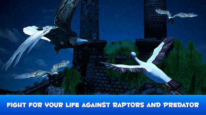 Flying Stork Simulator: Bird Life 3D screenshot 2