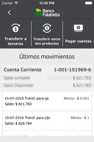 Banco Falabella Chile screenshot 3