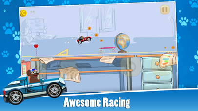Pups PAW Rider PATROL Car Racing - Patrol The Paw screenshot 4