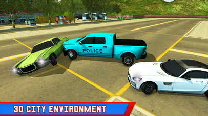 Cop Truck Thief Chase - Real Police Car Driving screenshot 3