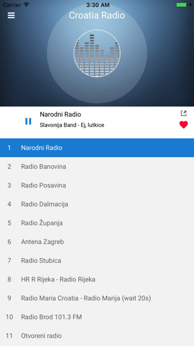 Croatian Radio Station Player - Live Streaming screenshot 2