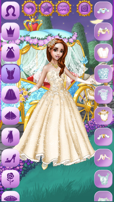 Cinderella Wedding Dress Up - games for girls screenshot 2