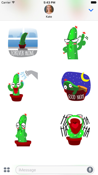 Mr Cactus Stickers screenshot 3