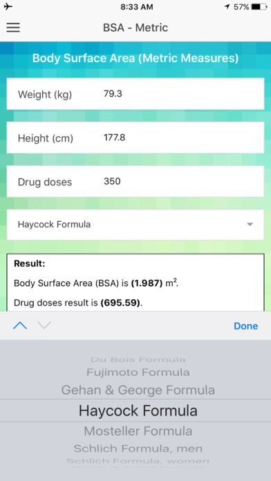 Body Calculator Pro screenshot 4