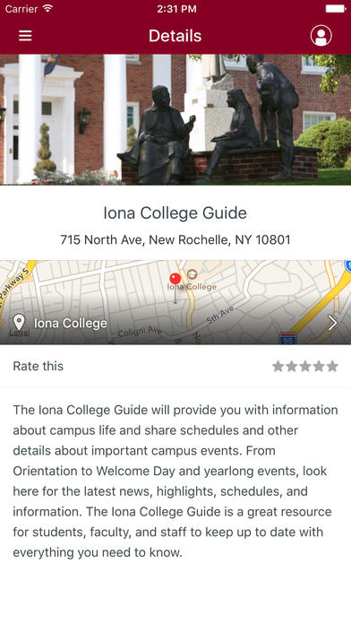 Iona College Guide screenshot 3