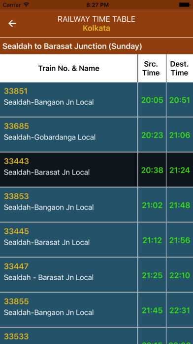 RTT Kolkata:Railway Time Table screenshot 3