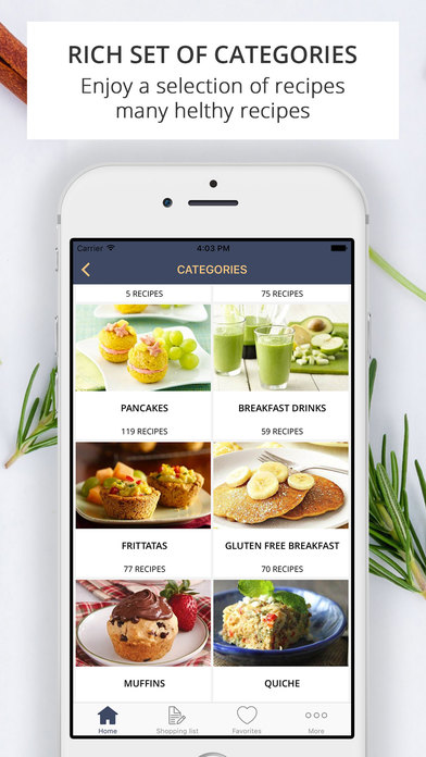 BreakFast Recipes & Meal Plans | shopping List screenshot 3