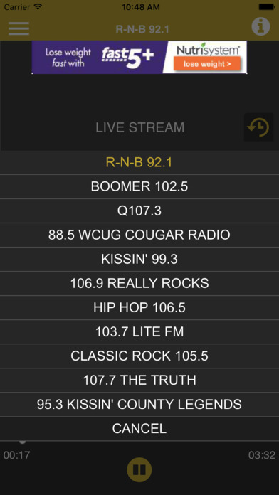 R-n-B 92.1 screenshot 3