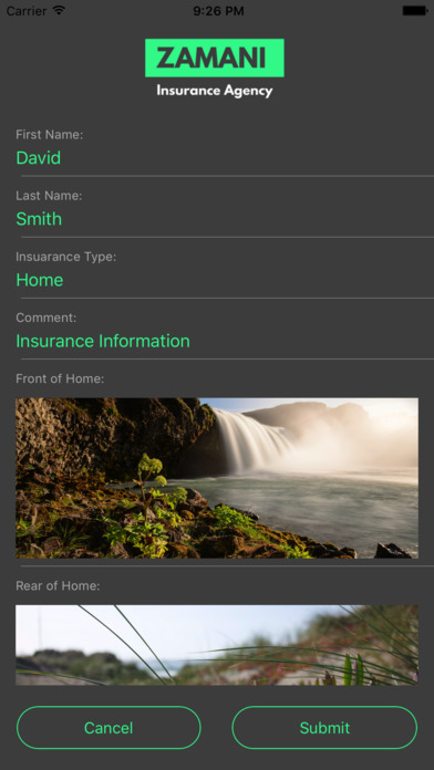 Zamani Insurance Agency screenshot 2