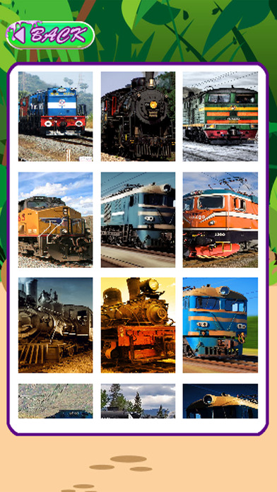 Little Train Education Jigsaw Puzzle Games screenshot 2