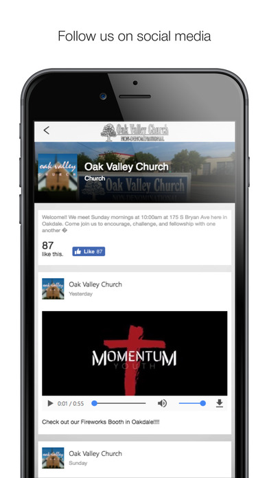 Oak Valley Church screenshot 3